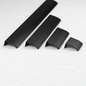 Round Lip Pull Handle - Matte Black