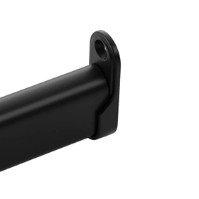 Oval End Flange | 16mm | Matt Black