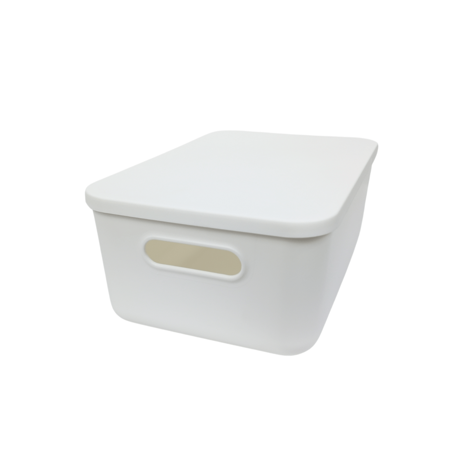 12-Pack White Storage Tubs with Lids-3