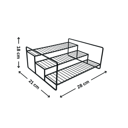 Metal Spice Rack – Black-2