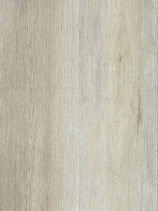 Misty Mountain Plank hybrid timber flooring with waterproof core, realistic wood-look finish, and attached underlay