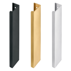 Square Lip Pull Handle - Brushed Nickel