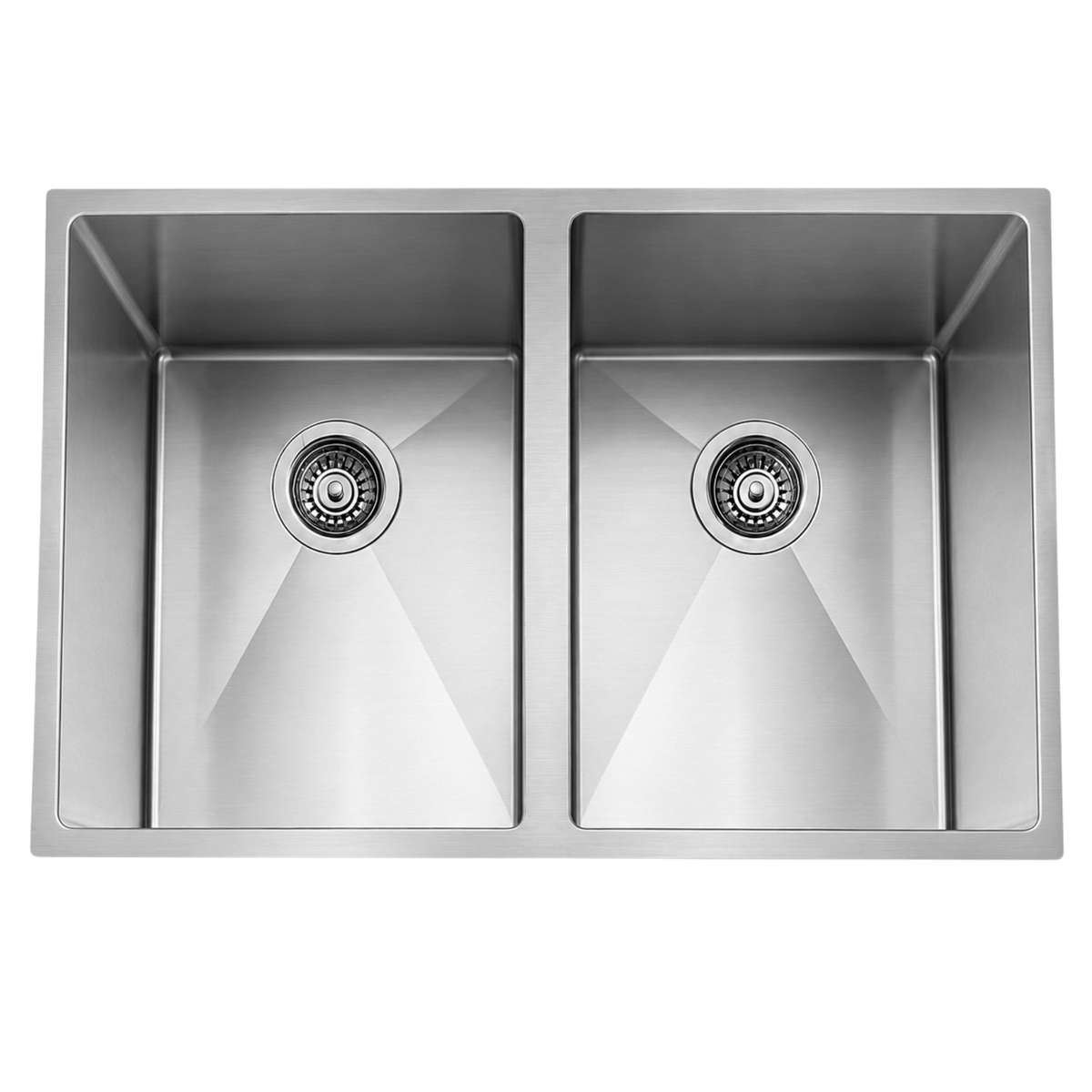 Premium Double Bowl Undermount Kitchen Sink – 18/10 Stainless Steel, Satin Finish