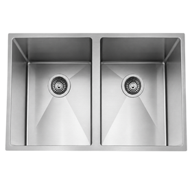 Premium Double Bowl Undermount Kitchen Sink – 18/10 Stainless Steel, Satin Finish