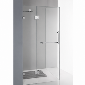 Pivot Door | L Shape | Frameless Shower Screen |1000 x 1000mm