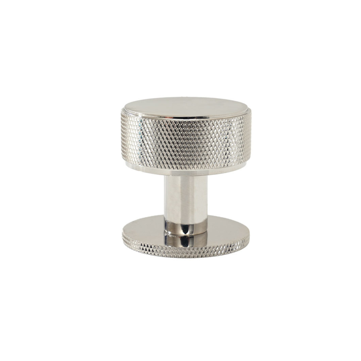 Momo Belgravia knurled solid brass cabinet handle with textured grip, modern luxury kitchen drawer and cupboard pull
