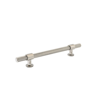 Momo Belgravia knurled solid brass cabinet handle with textured grip, modern luxury kitchen drawer and cupboard pull