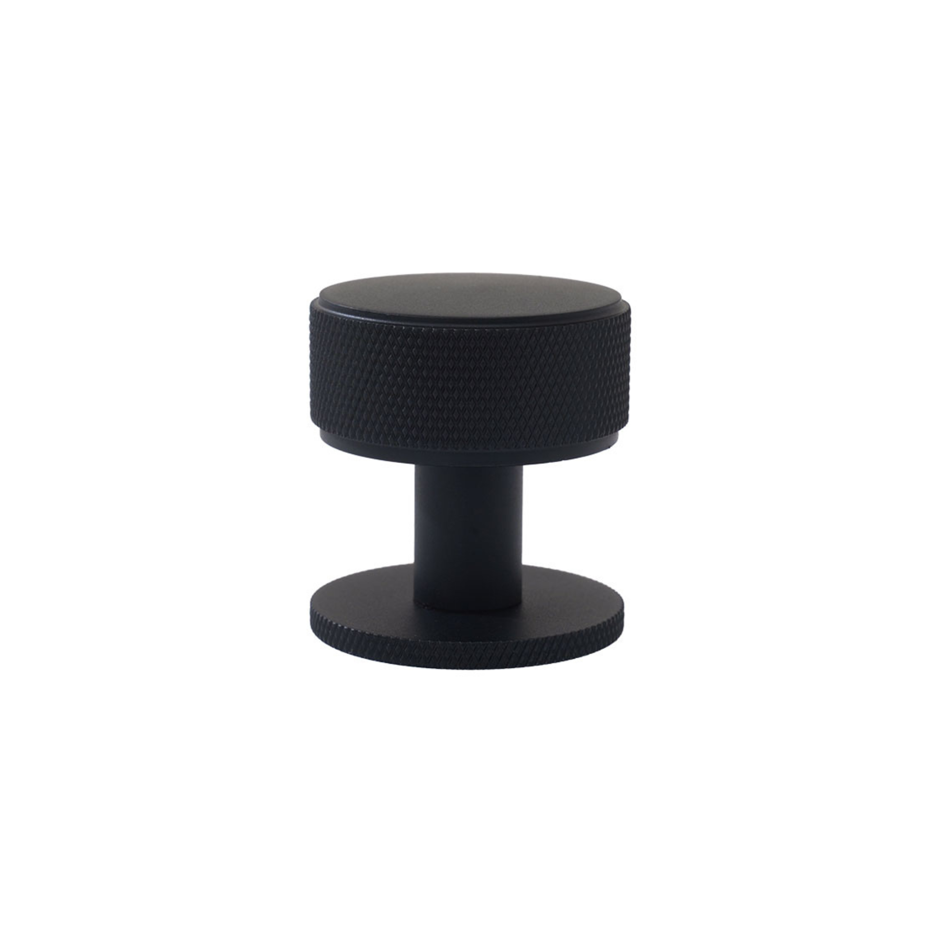 Momo Belgravia knurled solid brass cabinet handle with textured grip, modern luxury kitchen drawer and cupboard pull