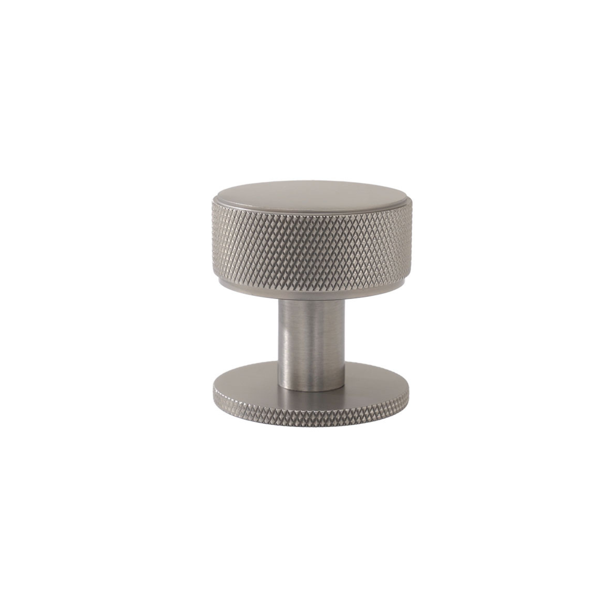 Momo Belgravia knurled solid brass cabinet handle with textured grip, modern luxury kitchen drawer and cupboard pull