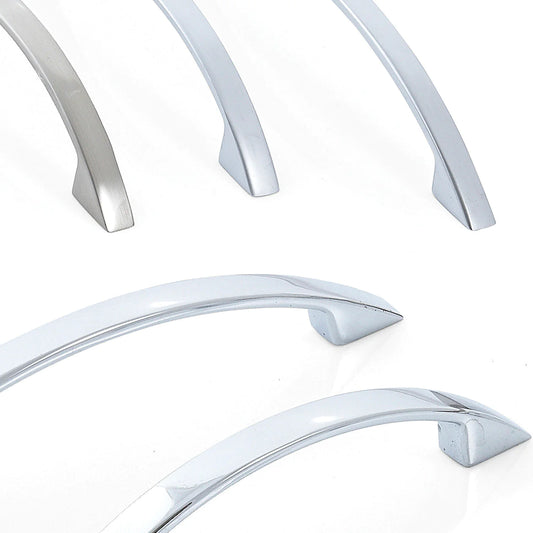 Momo Breda modern rectangular cabinet handle with minimalist design for kitchen cupboards, drawers, and furniture