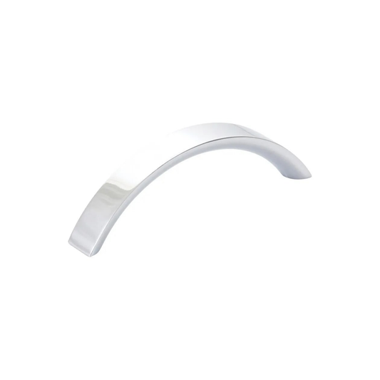 Momo Brooklyn textured D handle with vertical lines, modern industrial cabinet pull for kitchen cupboards and drawers