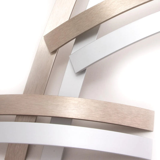 Momo Caserta cabinet handle on modern cabinetry, minimalist architectural pull for kitchen and furniture, premium contemporary hardware finish