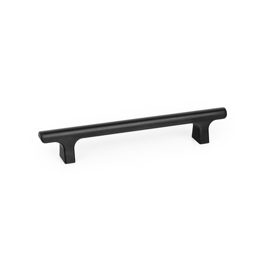 Aluminium Momo Hinoki T knob designed for cabinets and drawers, featuring a modern minimalist profile suitable for high-end interior design and premium furniture applications.