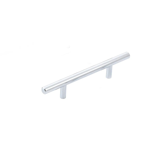 Momo Kalmar rail handle in aluminium finish for kitchen cabinets, drawers, wardrobes, and modern furniture cabinetry, featuring a sleek linear design for contemporary interior applications.