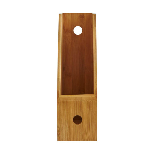 Bamboo Magazine Holder for Organised Storage-0