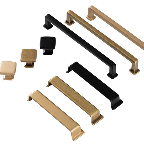 Otto by Momo cabinet handle, modern minimalist D-shaped pull handle designed for contemporary kitchen and cabinetry applications, offering sleek durable and elegant architectural hardware styling for interior design projects.