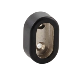 Concealed Oval End Flange – Screw Fix | Matt Black
