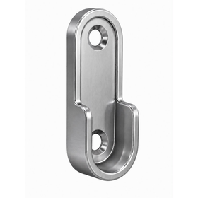Oval End Flange | 16mm | Chrome