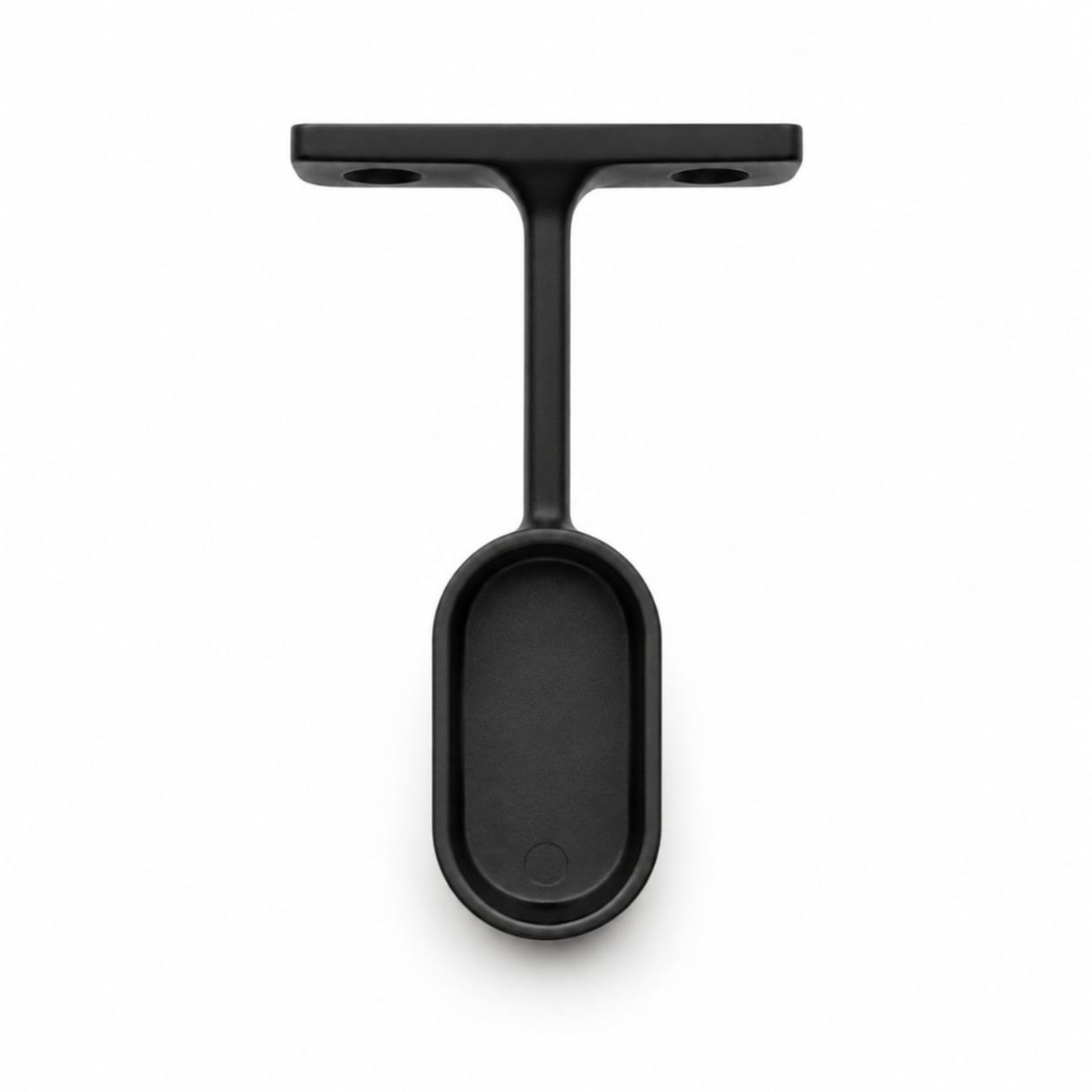 End Pillar for Oval Wardrobe Tube | Matt Black