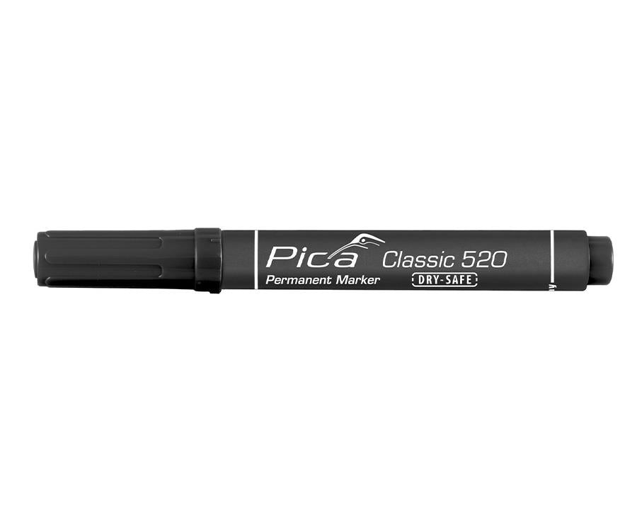 Pica Black Permanent Marker - Bullet Tip