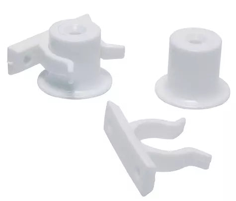 Catch Door/Cupboard – White Plastic