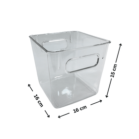 Medium Pantry Tub – Clear, Stackable Storage Container