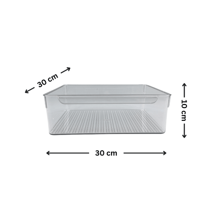 Clear Pantry Storage Tub with Lip – XL-1
