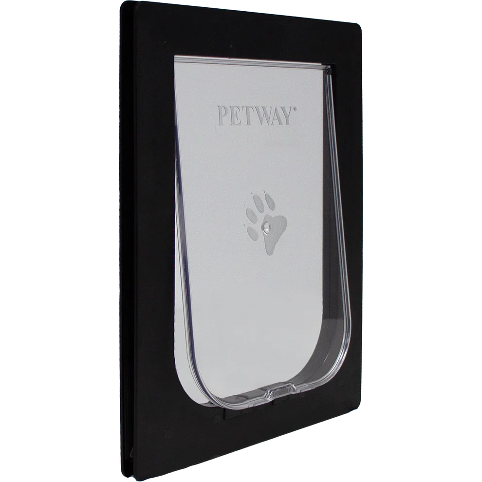 Petway Pet Door Small  Black 240mm x 190mm