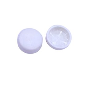 White | Snap on Screw Caps
