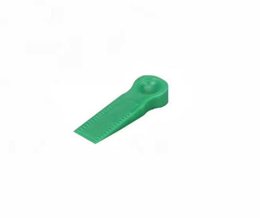 Durable plastic tile spacers for maintaining consistent spacing and alignment during installation
