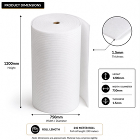 Poly Foam Roll | 1200mm x 1.5mm | 240M