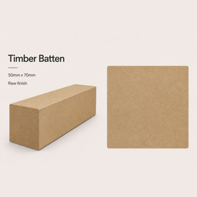 Timber Batten | 50mm x 70mm | Steccawood by Polytec