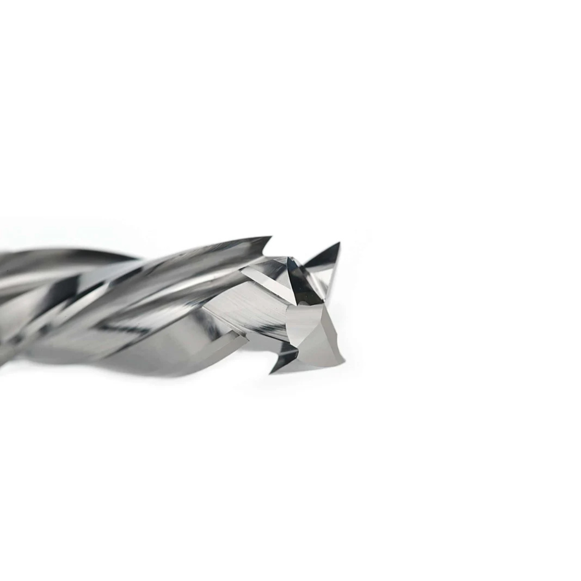 4-flute compression cutter 12mm D x 42mm L2 for precision cutting of wood, MDF, and composite materials; durable, high-performance CNC milling tool