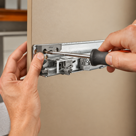 Blum Pull-Out Shelf Lock Set for MOVENTO and TANDEM by W&B