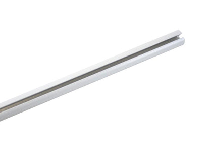 Aluminium Oval Wardrobe Rail in Matt White. Size: 3m. Thickness: 1.2mm. To suit L&S Mini Octopus Flexible Strip Reel