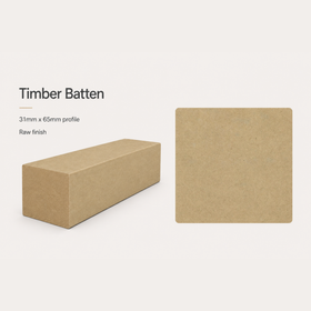 Timber Batten | 31mm x 65mm | Steccawood by Polytec