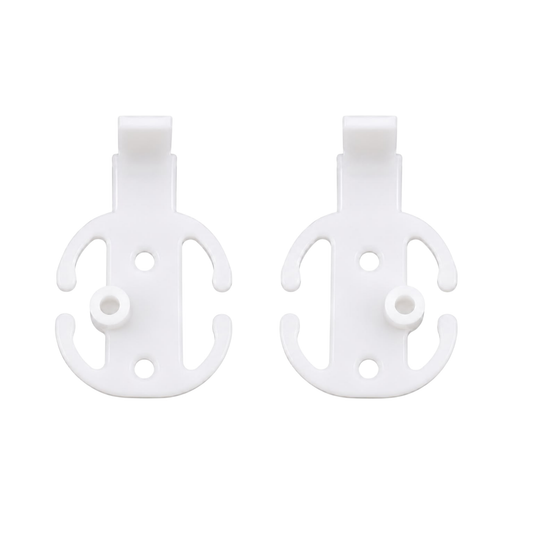 Sliding wardrobe door top guide pair designed to keep doors aligned for smooth and reliable operation.