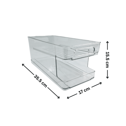 Spin & Store Drink Can Organiser – Effortless Beverage Storage-1