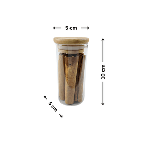 160ml Herb & Spice Jar with Bamboo Lid