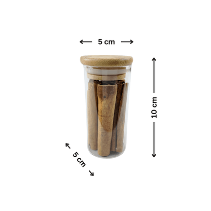 160ml Herb & Spice Jar with Bamboo Lid-2
