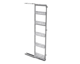 SIGE™ Pull Out 5 Soft Close Pantry | 200mm Carcase | Includes 80kg Runners, Brackets and 5 Chrome Baskets