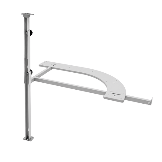 SIGE™ kidney unit support pole for right-hand corner kitchen cabinet application