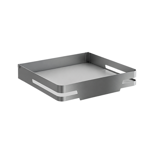 SIGE soft-close pull-out pantry drawer with chrome basket and solid base for 600mm kitchen cabinets