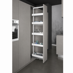 SIGE™ Pro Line Baskets for Pull Out Pantry | White | 500mm Carcase by W&B