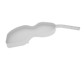SIGE™ Pro Line Kidney Shelf | White | Left Hand Application | (9900mm Carcase) Sold as Pair