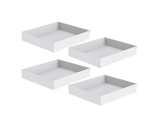 SIGE Pro Line Spazio 4 corner pull-out system basket set includes 4 baskets, space-saving kitchen corner storage solution designed for smooth access, organised cabinet storage, and efficient kitchen organisation