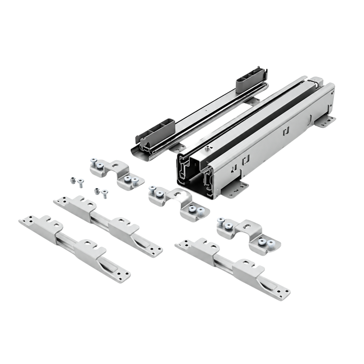 SIGE™ Soft Close Runner and Bracket Set | 400mm for Pantry Unit | White by W&B