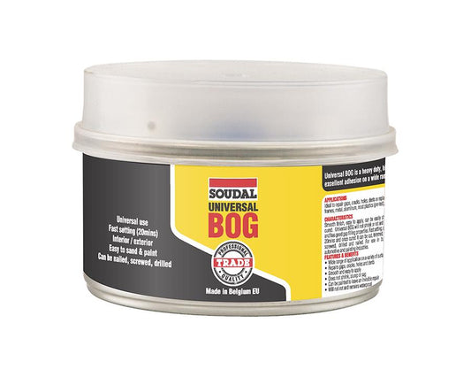 Soudal Universal Bog Filler 1.5kg - Ivory