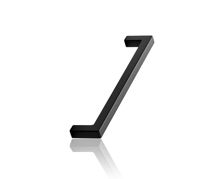 Furnipart Square Handle. Finish: Matt Black. Length: 170mm by W&B