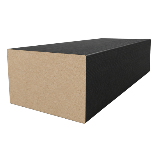 Premium STECCAWOOD timber batten in Black for feature walls, ceilings, and commercial fit-outs.